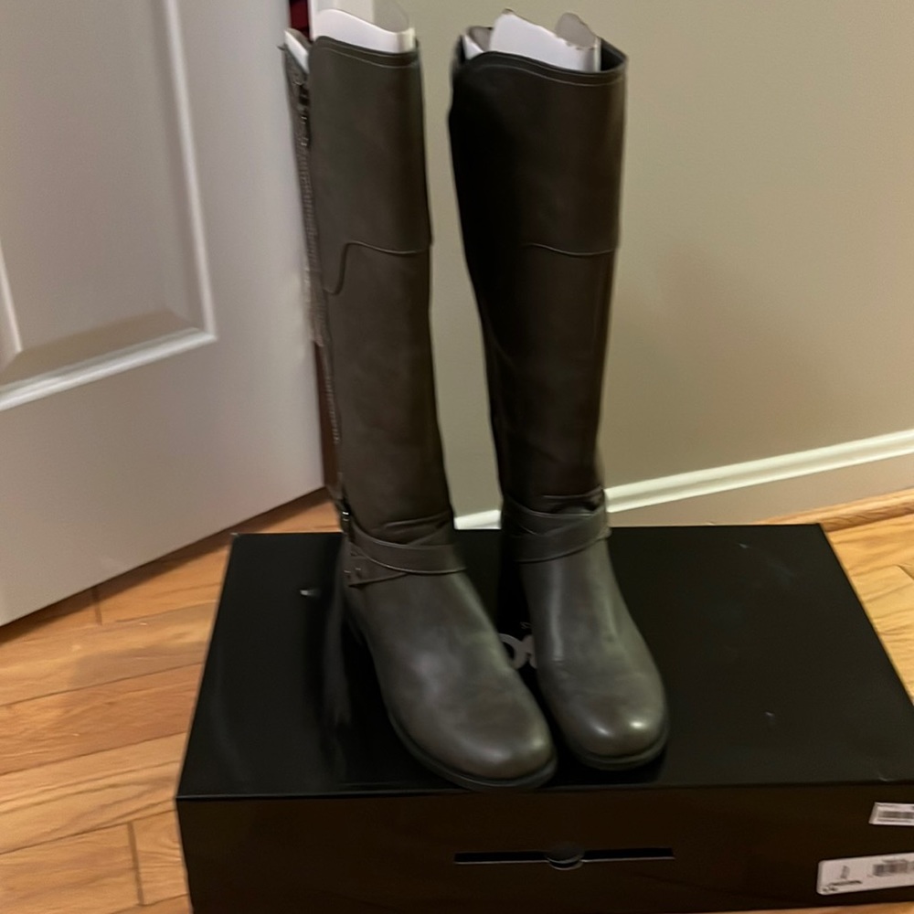 Gray Guess Boots